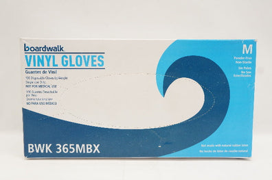 Boardwalk 365MBX Vinil Gloves, M- Box of 100
